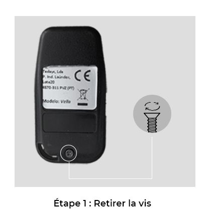 Étape 1 : Retirer la vis