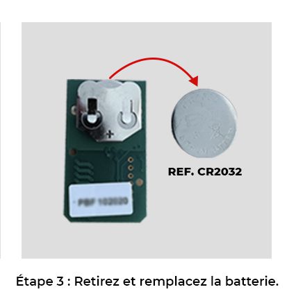 Étape 3 : Retirez et Remplacez la batterie