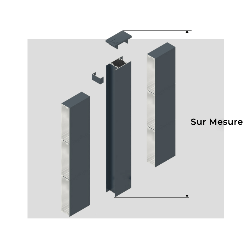 Plan de Coupe Montant et Lame
