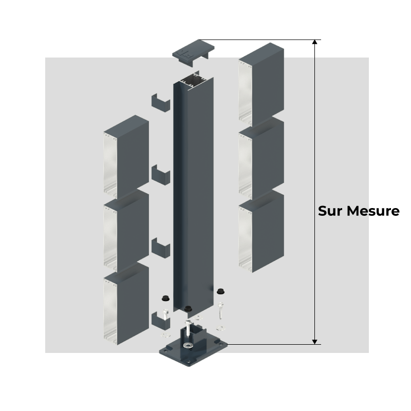 Plan de Coupe Montant et Lames