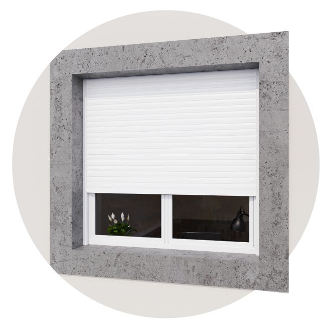 kit Fenêtre PVC avec Store Fenêtre exterieur