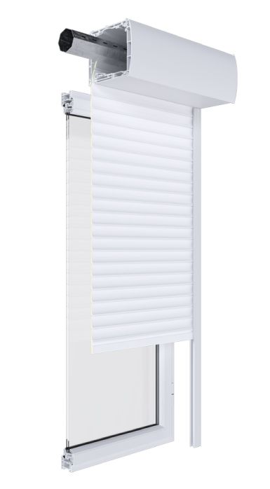 Vue en Coupe kit Fenêtre PVC avec Store