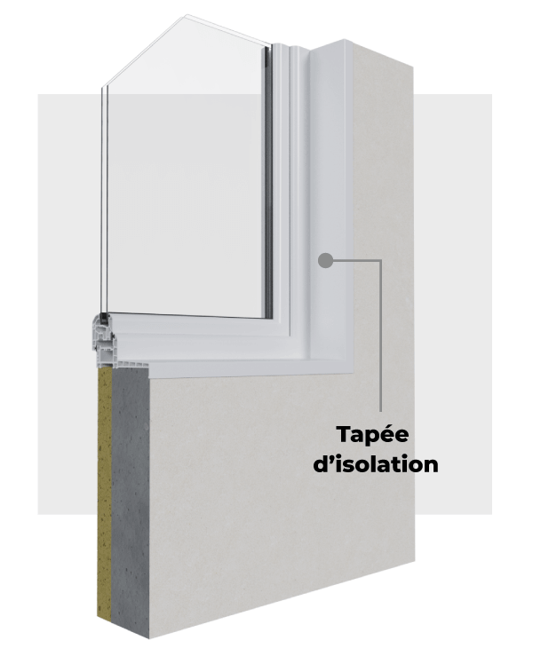 Isolamento Tapé Janela PVC 4 Portas