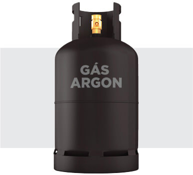 Gas Árgon Porta-Janela PVC