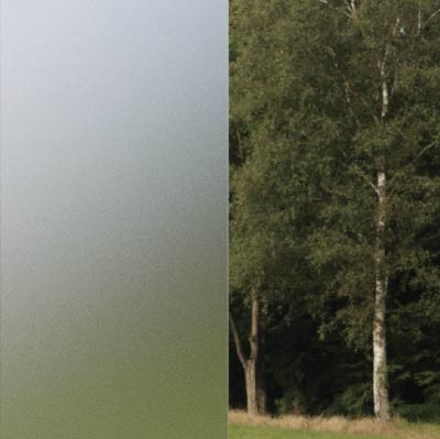 Janela de PVC para vidros jateados 2 folhas