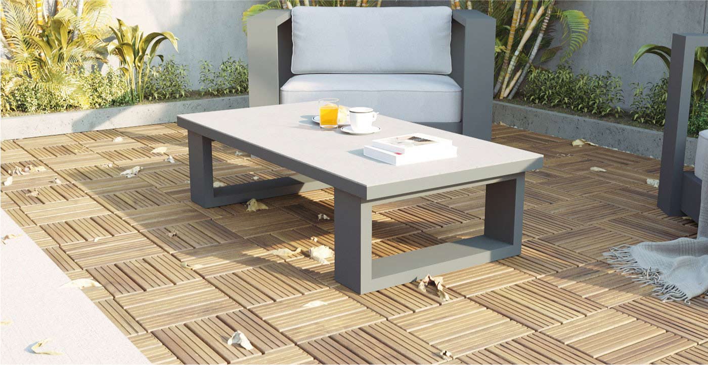 Table Basse en Aluminium Scenario