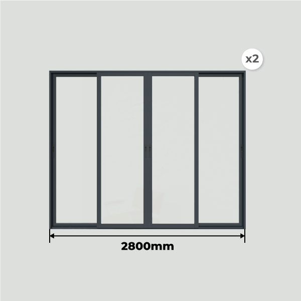 Largura Pérgola Alumínio Telhado Plano com Rebordo 6000 x 4000 mm