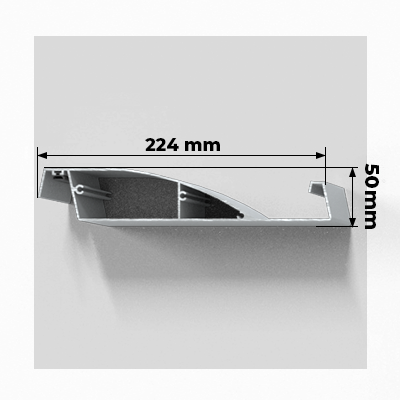Lâmina Reforçada Pérgola Bioclimática Grandlux Autoportante Standard