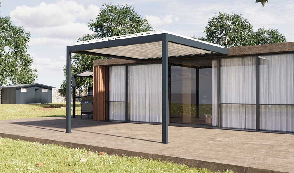 Pergola Bioclimatique Easy Adossée - Présentation 1