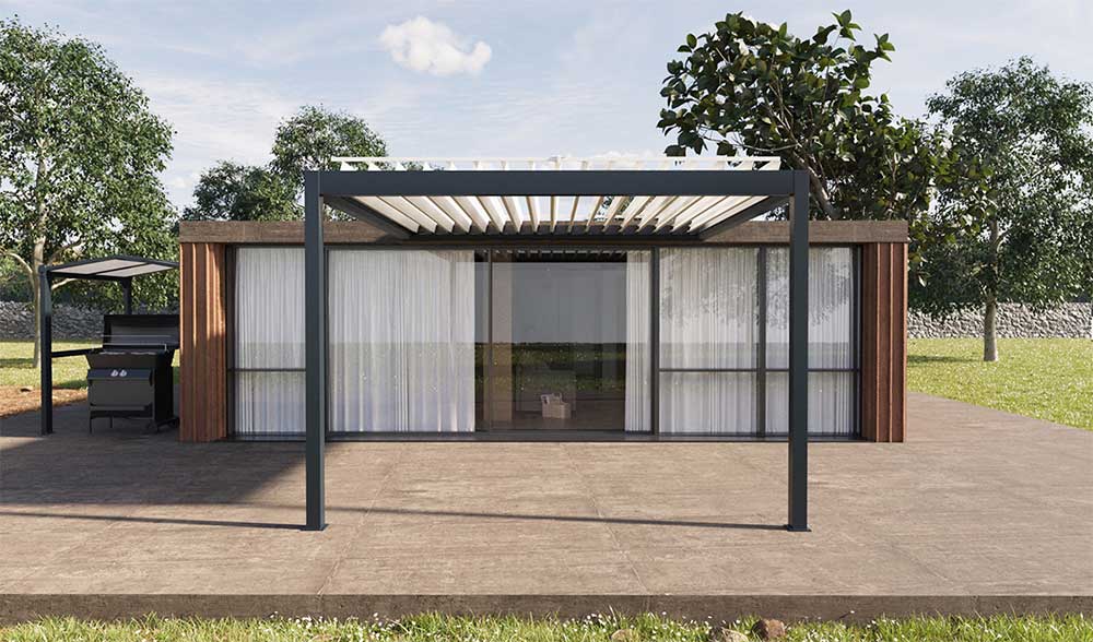 Pergola Bioclimatique Easy Adossée - Présentation 2