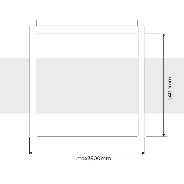Profondeur Maximale Pergola Bioclimatique Easy Adossée