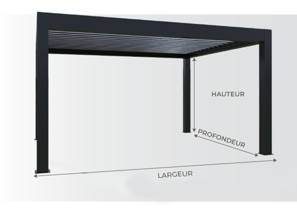 Présentation Pergola Bioclimatique Grandlux Autoportée Standard