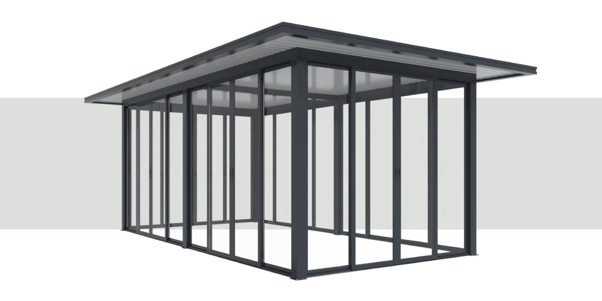 Conteúdo Pergolanda Telhado Plano com Rebordo 7000 x 4000 mm