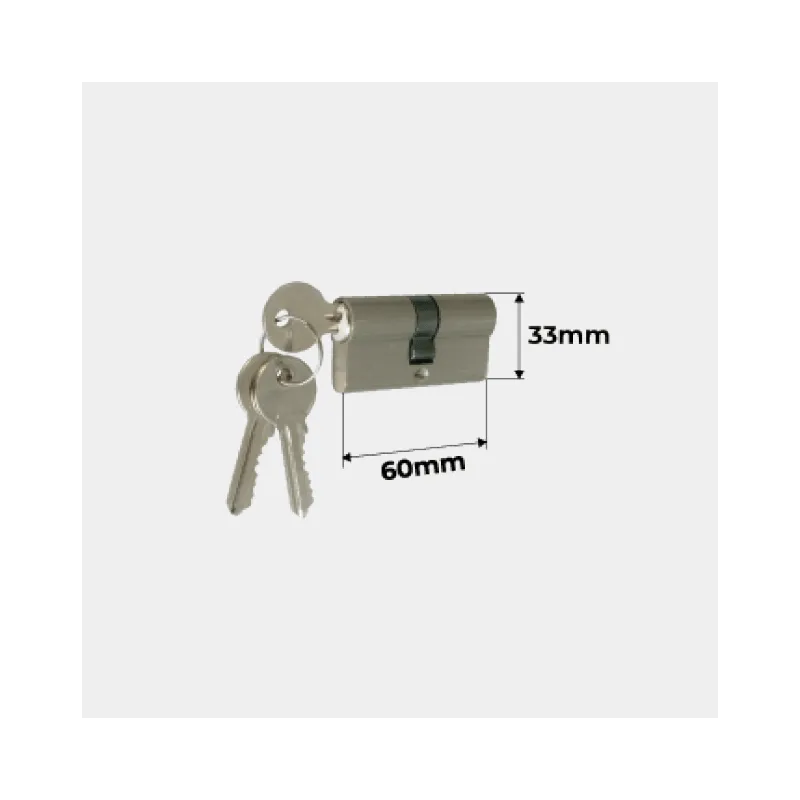 Dimensions Cylindre Européen Portail Battant Standard