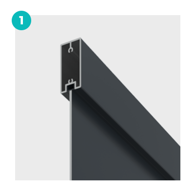 Traverse Supérieure Portail Atlanta Battant Standard