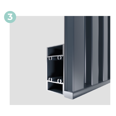 Traverse Inférieure Portail label Battant Standard