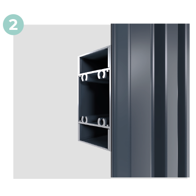 Traverse Intermédiaire Portail Label Battant Sur Mesure