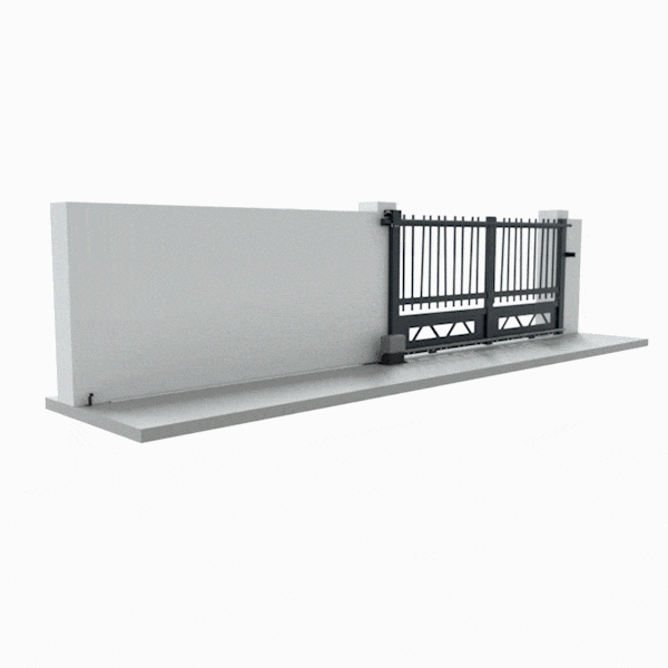 Ouverture du Portail Coulissant Sur Mesure