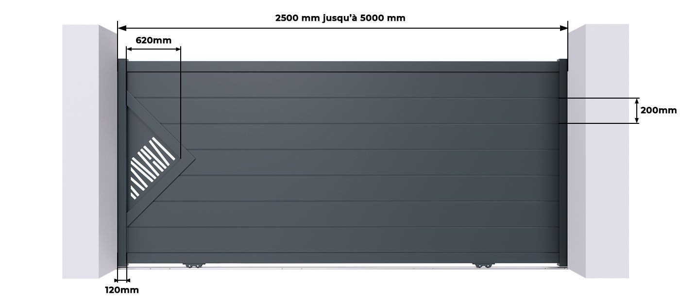 Mesures du Portail Coulissant Sur Mesure
