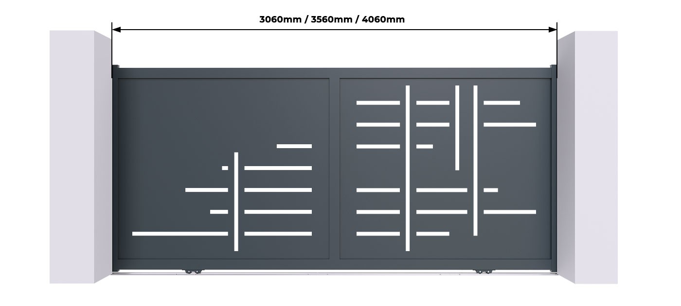Mesures du Portail Coulissant Standard