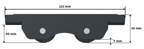 Dimensions Galet Portail Coulissant Sur Mesure