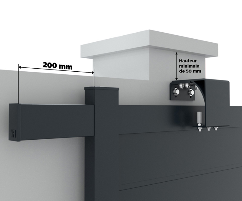 Hauteur Minimale Équerre Portail Coulissant Sur Mesure