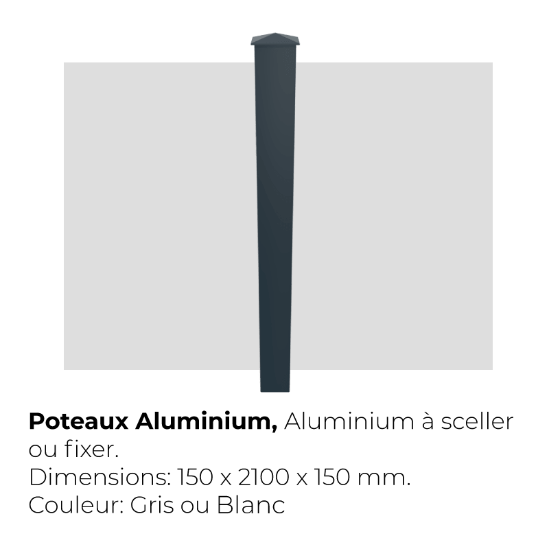Image Poteaux Aluminium