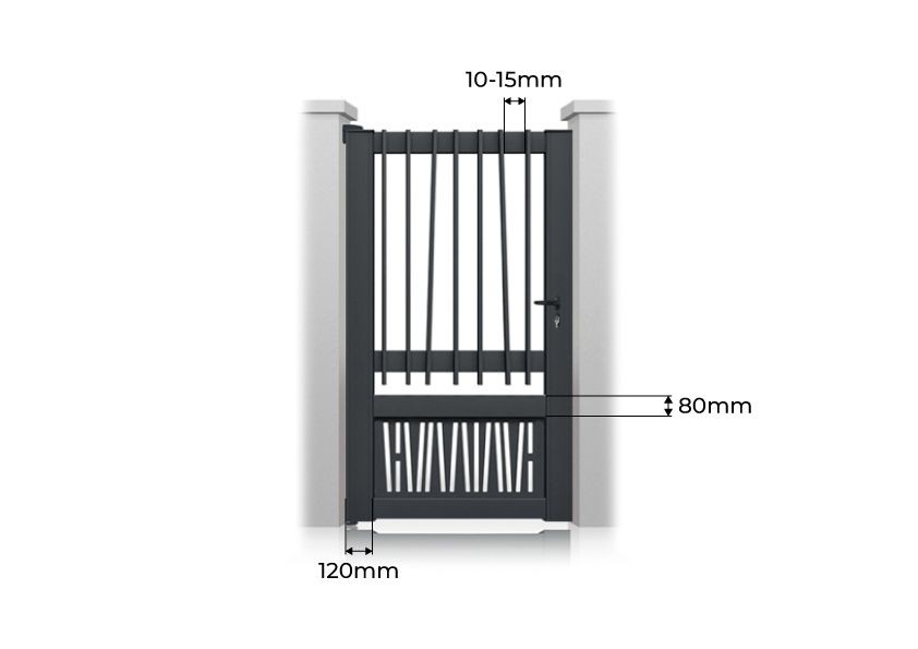 Portillon Kansas Sur Mesure mesures