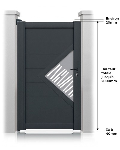 Portillon Manhattan Sur Mesure hauteur