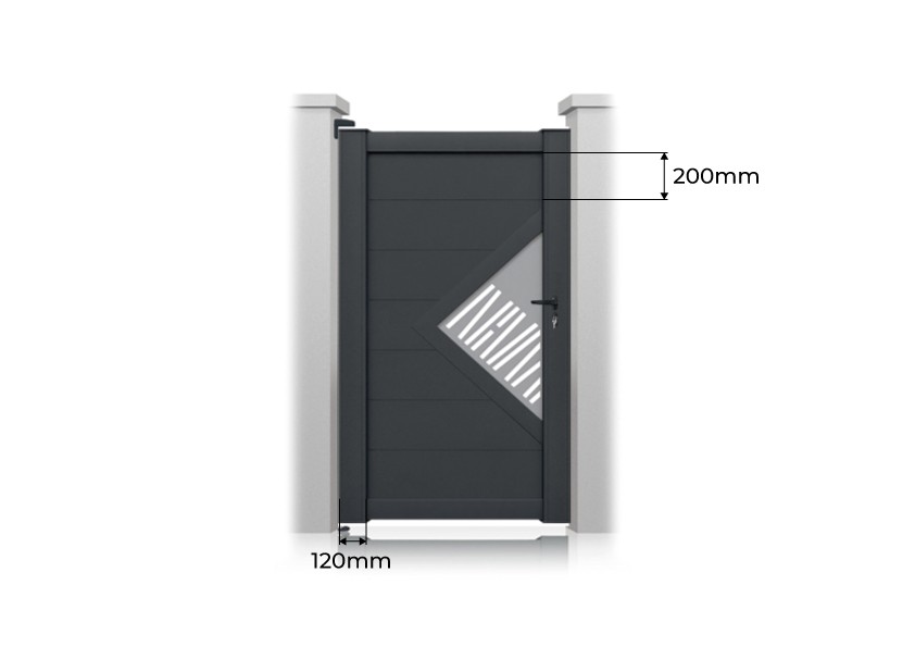Portillon Manhattan Sur Mesure mesures