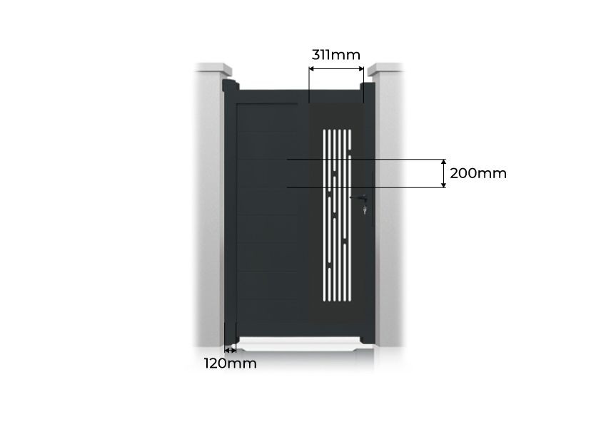 Portillon Perso+ Sur Mesure mesures