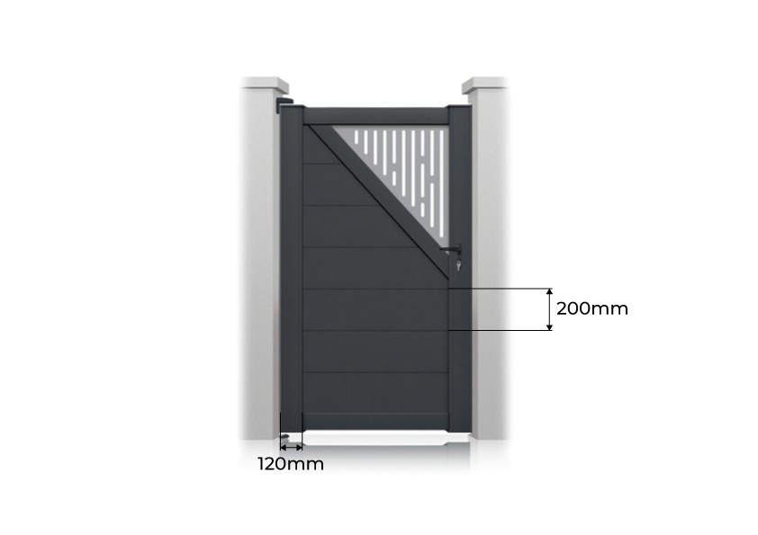 Portillon Springfield Sur Mesure mesures