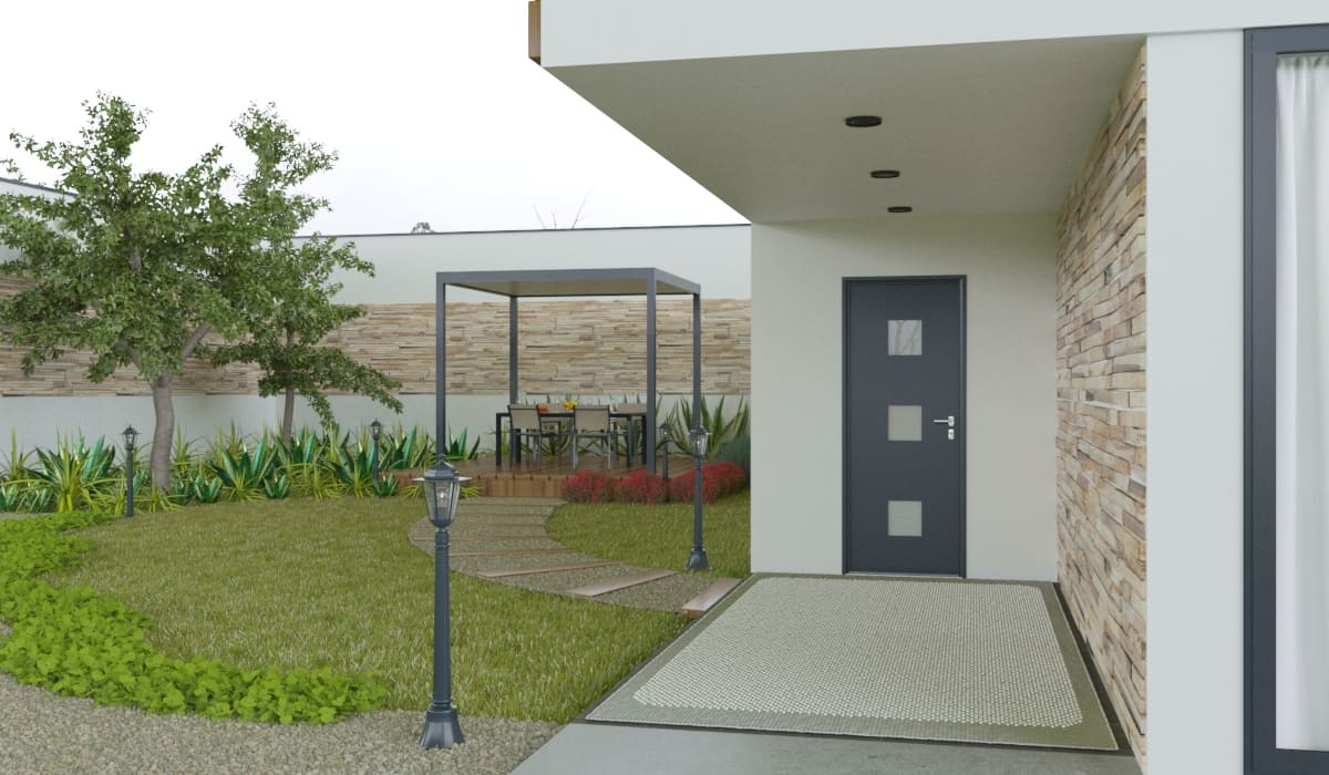 Porte d'Entrée en Aluminium Sur Mesure Andros - Image 3