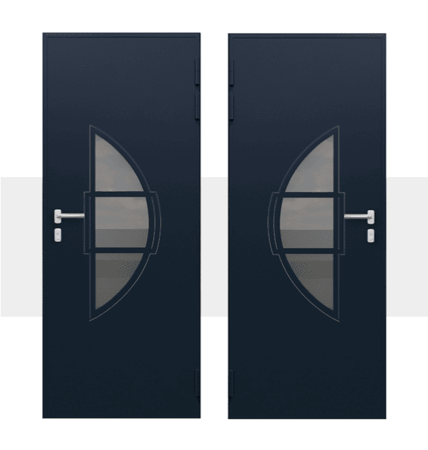 Décoration Porte d'Entrée en Aluminium Cabrera