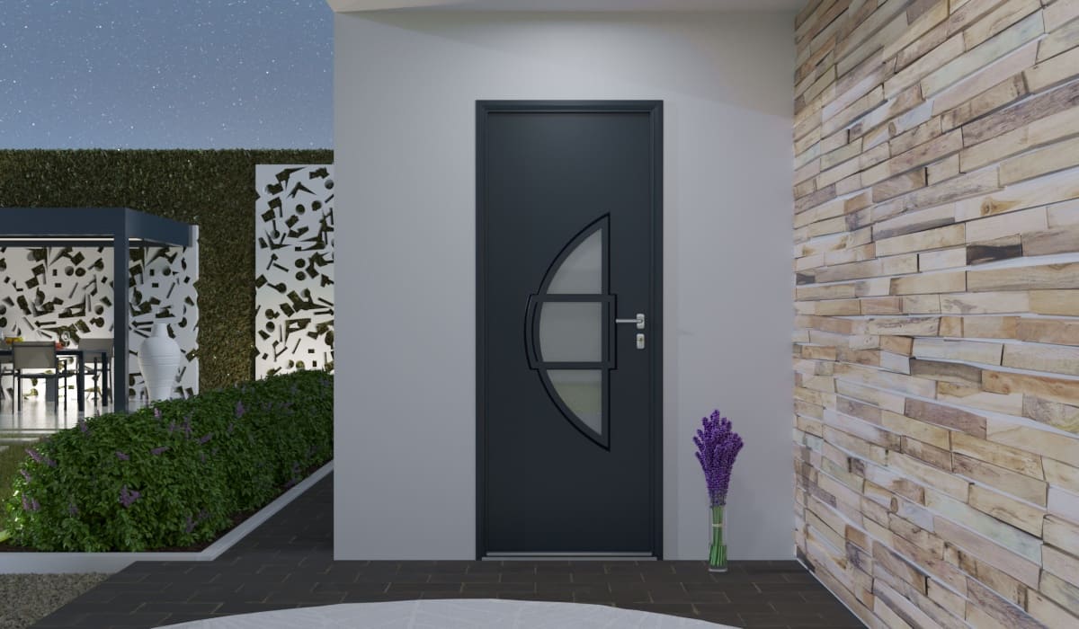 Porte d'Entrée en Aluminium Sur Mesure Cabrera - Image 2
