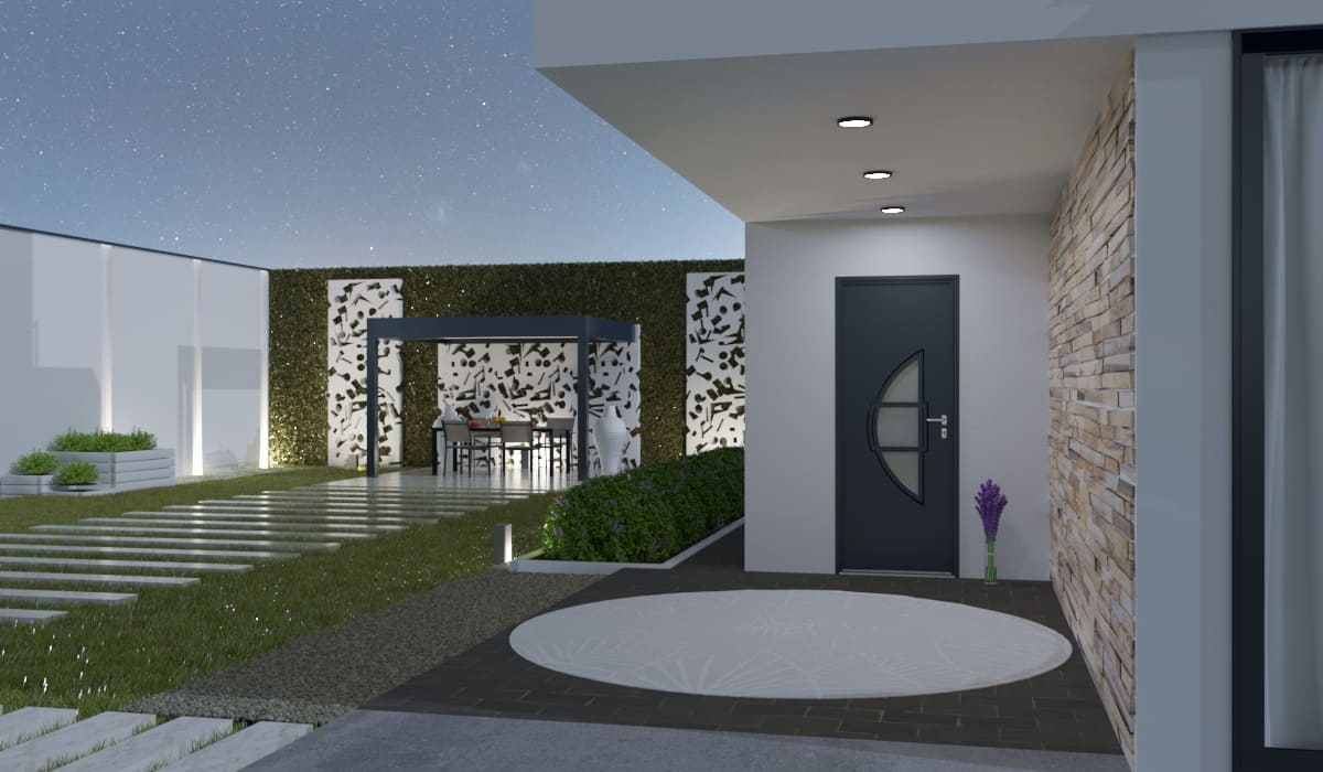 Porte d'Entrée en Aluminium Sur Mesure Cabrera - Image 3