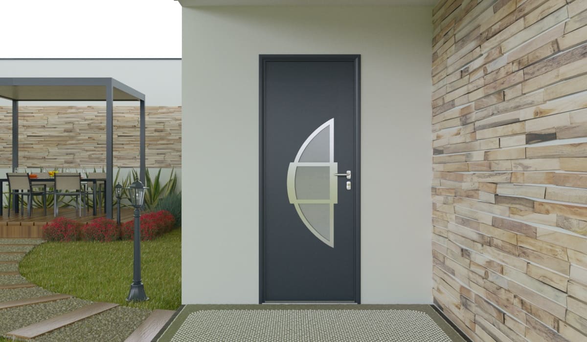 Porte d'Entrée en Aluminium Sur Mesure Cabrera Alunox - Image 2