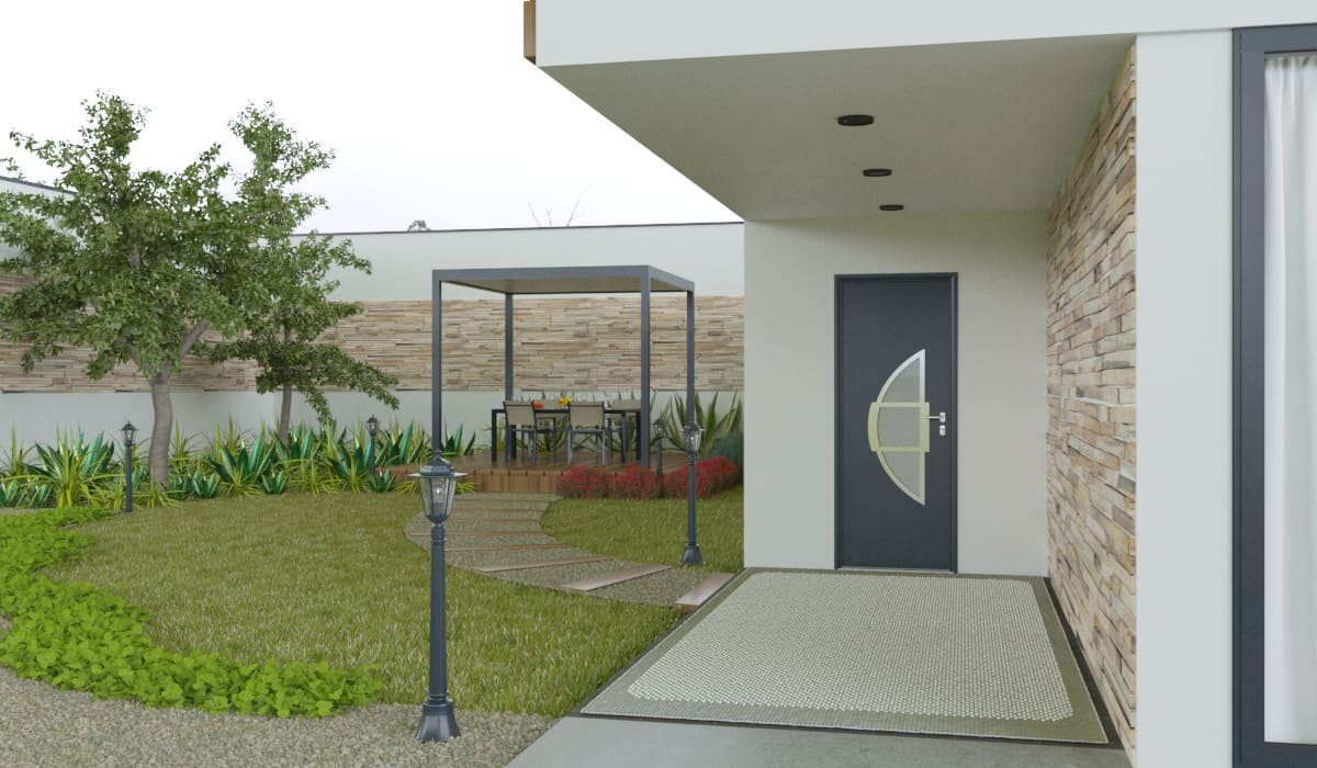 Porte d'Entrée en Aluminium Sur Mesure Cabrera Alunox - Image 3