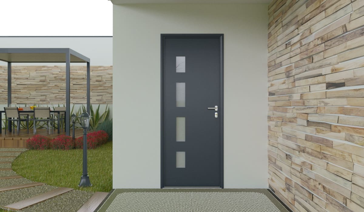 Porte d'Entrée en Aluminium Sur Mesure Corse - Image 2
