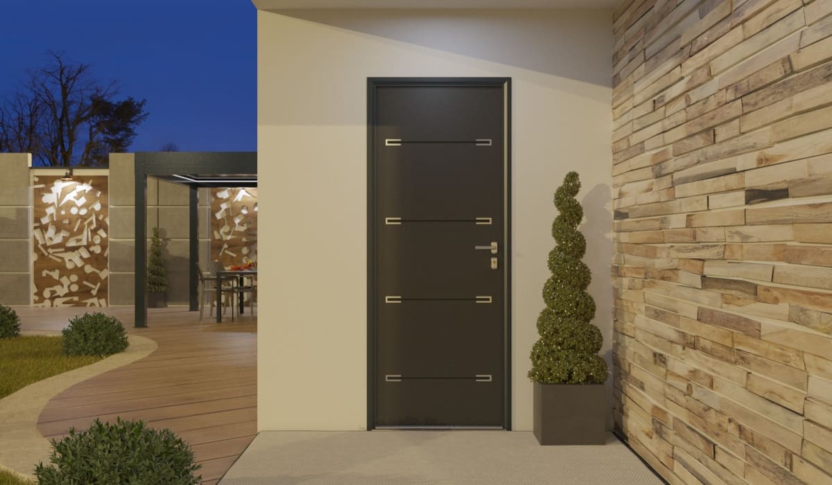 Porte d'Entrée en Aluminium Sur Mesure Kassos Alunox - Image 2