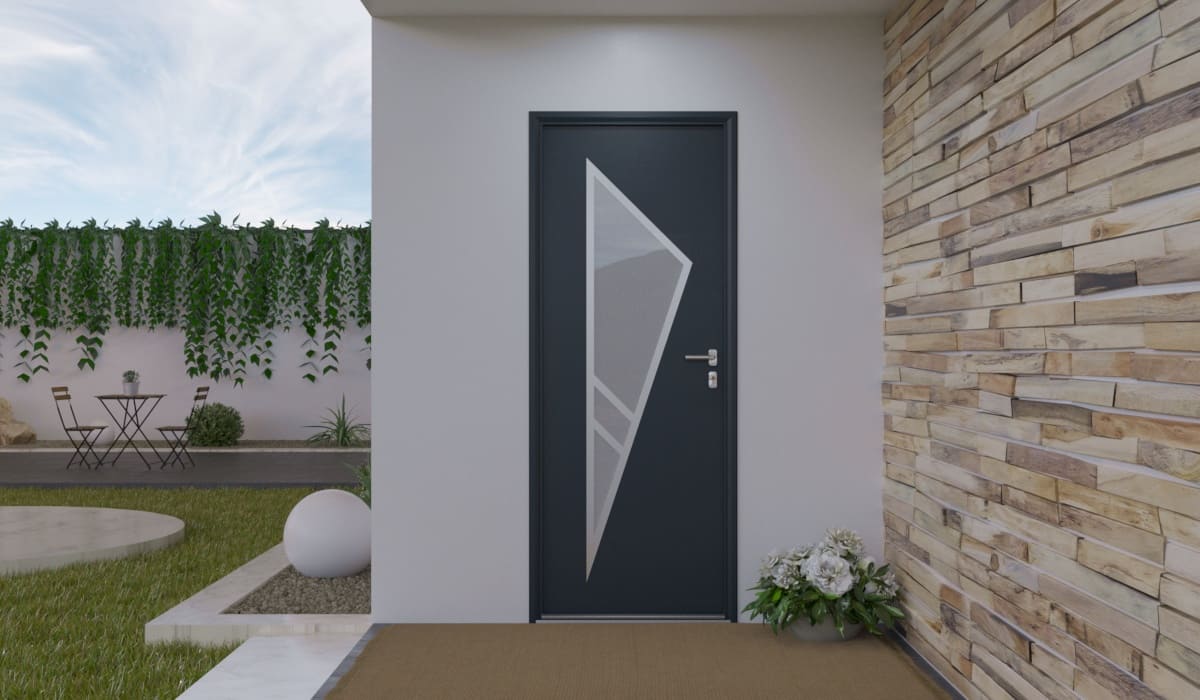 Porte d'Entrée en Aluminium Sur Mesure Malte Alunox - Image 2
