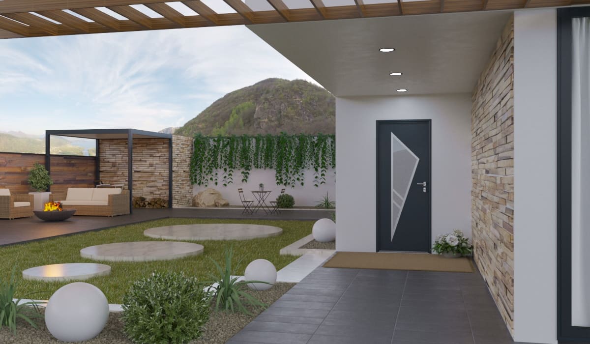 Porte d'Entrée en Aluminium Sur Mesure Malte Alunox - Image 3