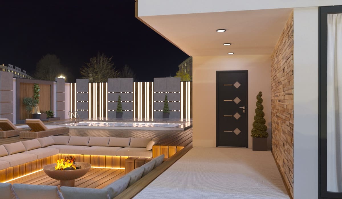 Porte d'Entrée en Aluminium Sur Mesure Molat - Image 3