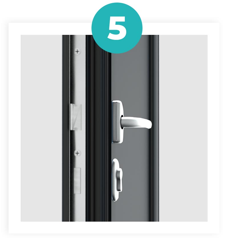 Serrure Porte Monobloc 50 mm
