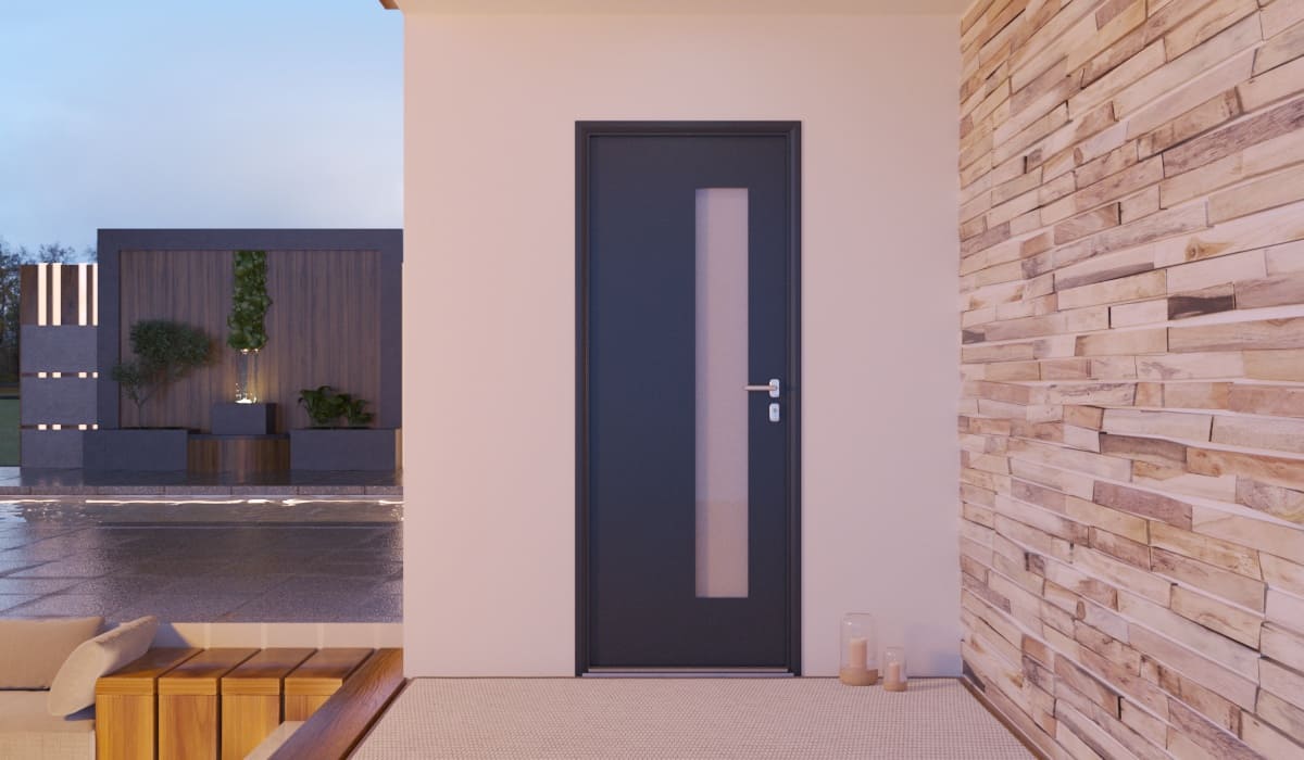 Porte d'Entrée en Aluminium Sur Mesure Montecristo - Image 2