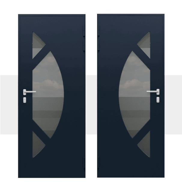 Décoration Porte d'Entrée en Aluminium Sicile