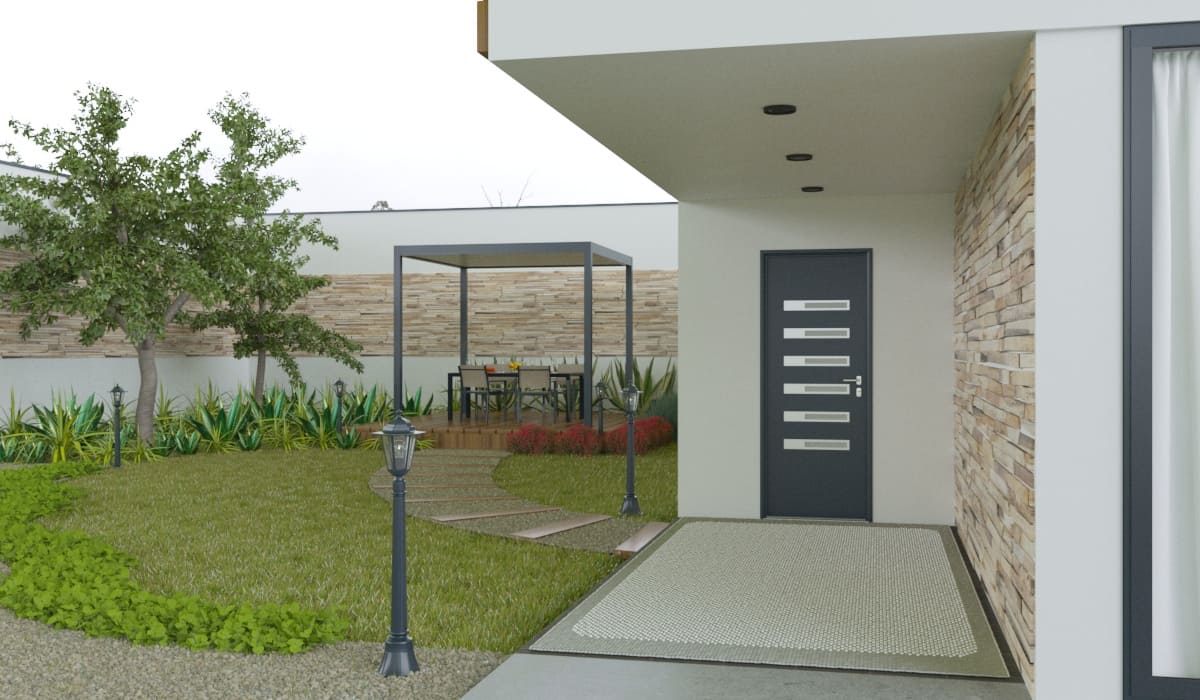 Porte d'Entrée en Aluminium Sur Mesure Tilos Alunox - Image 3