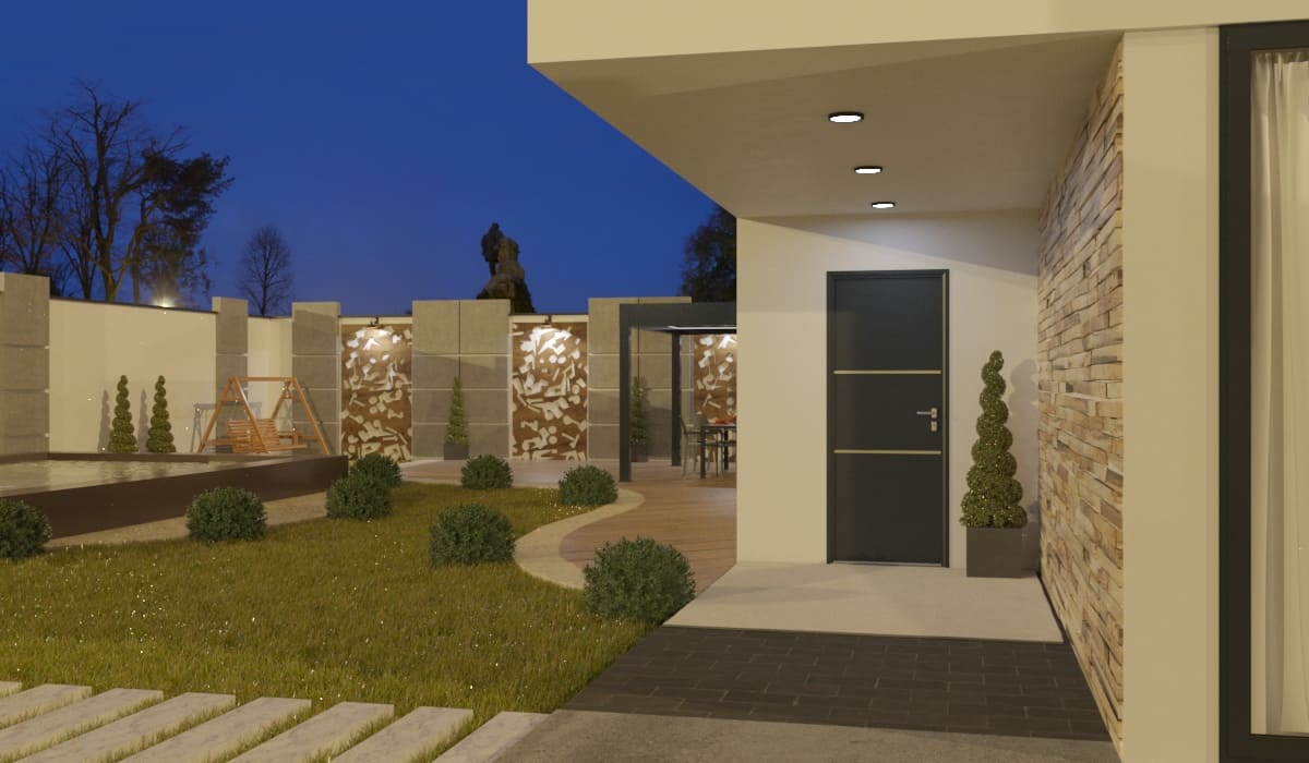 Porte d'Entrée en Aluminium Sur Mesure Vir Alunox - Image 3
