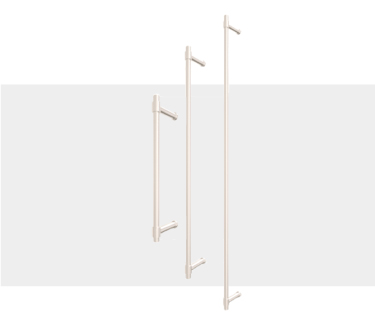 Poignée Modèle 3, 4 et 5 Porte d'Entrée en Aluminium