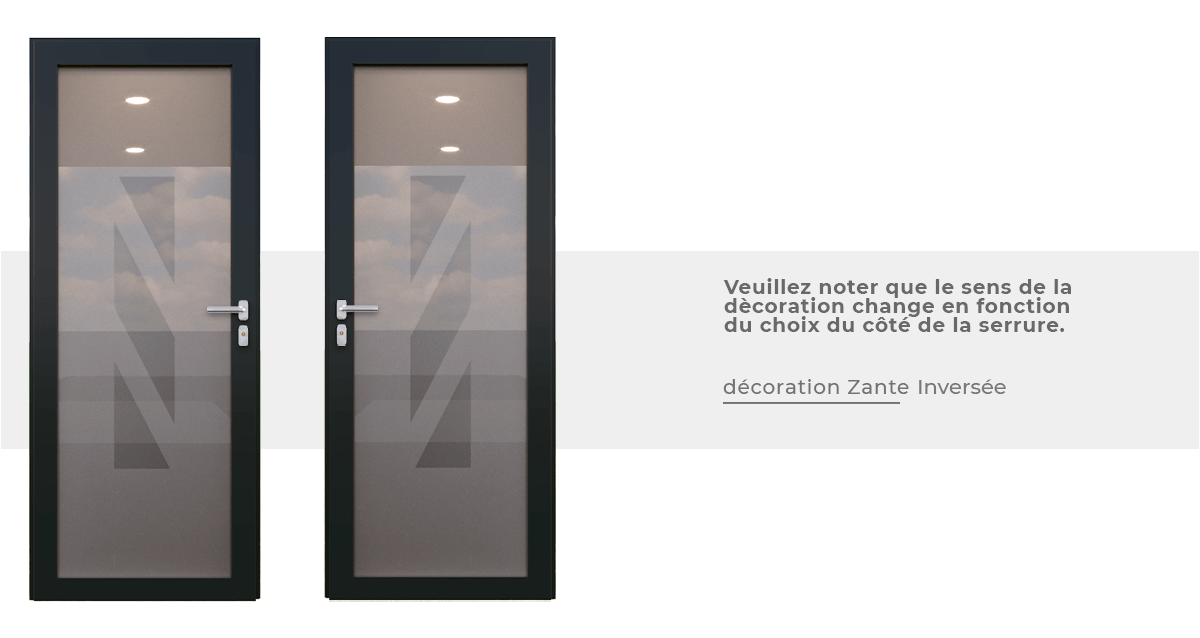 Decoration Porte d'Entrée Zante Inversé